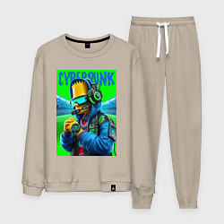 Мужской костюм Cyber Bart Simpson - ai art fantasy