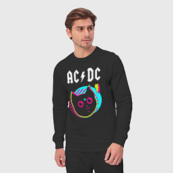 Костюм хлопковый мужской AC DC rock star cat, цвет: черный — фото 2