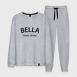 Костюм хлопковый мужской Bella never alone - motto, цвет: меланж