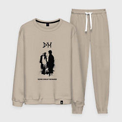 Костюм хлопковый мужской Depeche Mode - some great reward box, цвет: миндальный