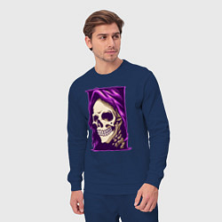 Костюм хлопковый мужской Violet death, цвет: тёмно-синий — фото 2