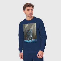 Костюм хлопковый мужской Провожающая в последний путь Фрирен, цвет: тёмно-синий — фото 2