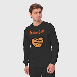 Костюм хлопковый мужской Basket lover, цвет: черный — фото 2