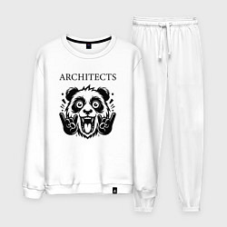 Костюм хлопковый мужской Architects - rock panda, цвет: белый
