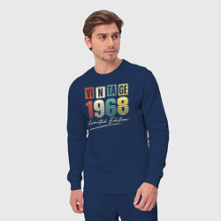 Костюм хлопковый мужской Vintage 1968 limited edition, цвет: тёмно-синий — фото 2