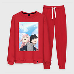 Костюм хлопковый мужской Милый во Франксе Хиро, цвет: красный