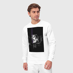 Костюм хлопковый мужской Горничная Рем, цвет: белый — фото 2