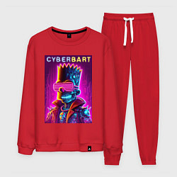 Мужской костюм Cyber Bart - neon glow ai art fantasy
