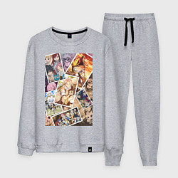 Костюм хлопковый мужской Хвост Феи Венди Марвелл, цвет: меланж