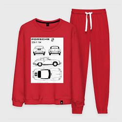 Мужской костюм Машина Porsche