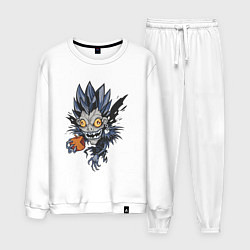 Костюм хлопковый мужской Тетрадь смерти Рюк мульт Death Note, цвет: белый
