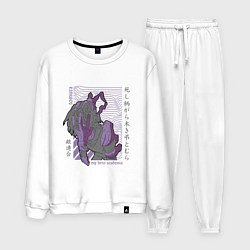 Костюм хлопковый мужской Моя геройская академия Tomura, цвет: белый