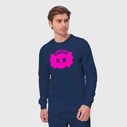 Костюм хлопковый мужской Arson BTS, цвет: тёмно-синий — фото 2