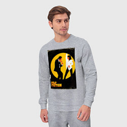 Костюм хлопковый мужской Криминальное чтиво парный танец, цвет: меланж — фото 2