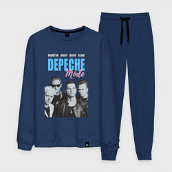 Костюм хлопковый мужской Depeche Mode Vintage, цвет: тёмно-синий