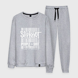 Костюм хлопковый мужской Slipknot - people shit, цвет: меланж