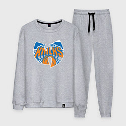 Костюм хлопковый мужской Wu-tang knicks, цвет: меланж