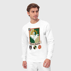 Костюм хлопковый мужской Dark angels Warhammer 40k, цвет: белый — фото 2