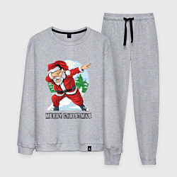 Костюм хлопковый мужской Dab Santa, цвет: меланж