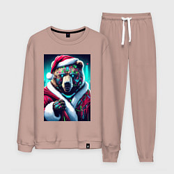 Мужской костюм Cyber bear - Santa Claus