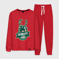 Мужской костюм Milwaukee Bucks cream city