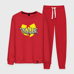Костюм хлопковый мужской Wu-Tang Clan cream, цвет: красный