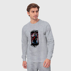 Костюм хлопковый мужской Error undertale, цвет: меланж — фото 2