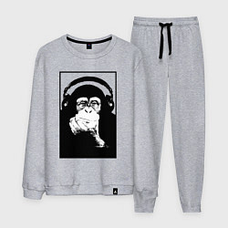 Мужской костюм Monkey in the headphones