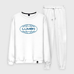 Костюм хлопковый мужской Корпорация Lumon, цвет: белый