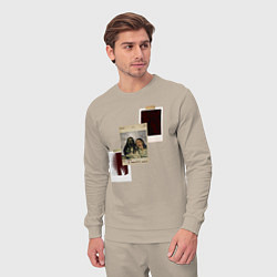 Костюм хлопковый мужской Подруги, цвет: миндальный — фото 2