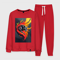 Мужской костюм Пантера в огненном вихре