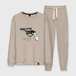 Мужской костюм Andy Warhol revolver sketch