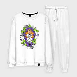 Костюм хлопковый мужской Мёртвая невеста, цвет: белый