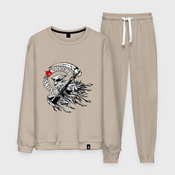 Костюм хлопковый мужской Logo Sons Of Anarchy, цвет: миндальный