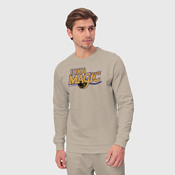 Костюм хлопковый мужской Luka magic basketball, цвет: миндальный — фото 2