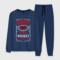 Костюм хлопковый мужской Deadpool whiskey, цвет: тёмно-синий