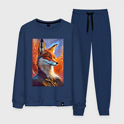 Мужской костюм Fox fashionista - ai art fantasy
