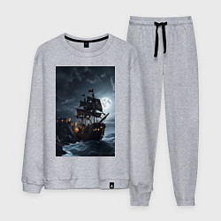 Мужской костюм Пиратский корабль в шторм