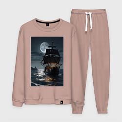 Мужской костюм Пиратский корабль в шторм