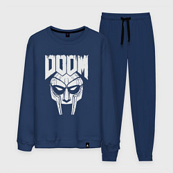 Костюм хлопковый мужской Doom mask, цвет: тёмно-синий
