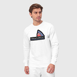 Костюм хлопковый мужской Совершенно потрясающий, цвет: белый — фото 2