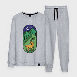 Мужской костюм Олень и горы