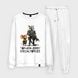 Костюм хлопковый мужской Jerry and Tom - special forces, цвет: белый