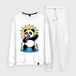 Мужской костюм Панда с мороженым в стиле комикса