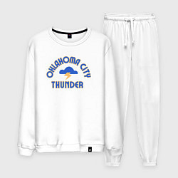 Костюм хлопковый мужской Thunder Oklahoma, цвет: белый