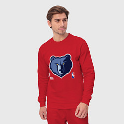 Костюм хлопковый мужской Memphis Grizzlies - basketball, цвет: красный — фото 2