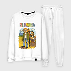 Мужской костюм Nirvana мультяшный стиль