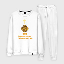 Мужской костюм Чаю воскресения мертвым узор охра