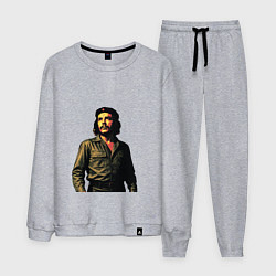 Костюм хлопковый мужской Поп-арт Че Гевара 1970-е, цвет: меланж