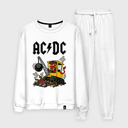 Костюм хлопковый мужской ACDC Ballbreaker World Tour, цвет: белый
